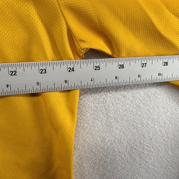 Michigan Hockey Jersey Men's Large Yellow Blue SGA Yost Arena Stadium 2024 Maize - Picture 5 of 8